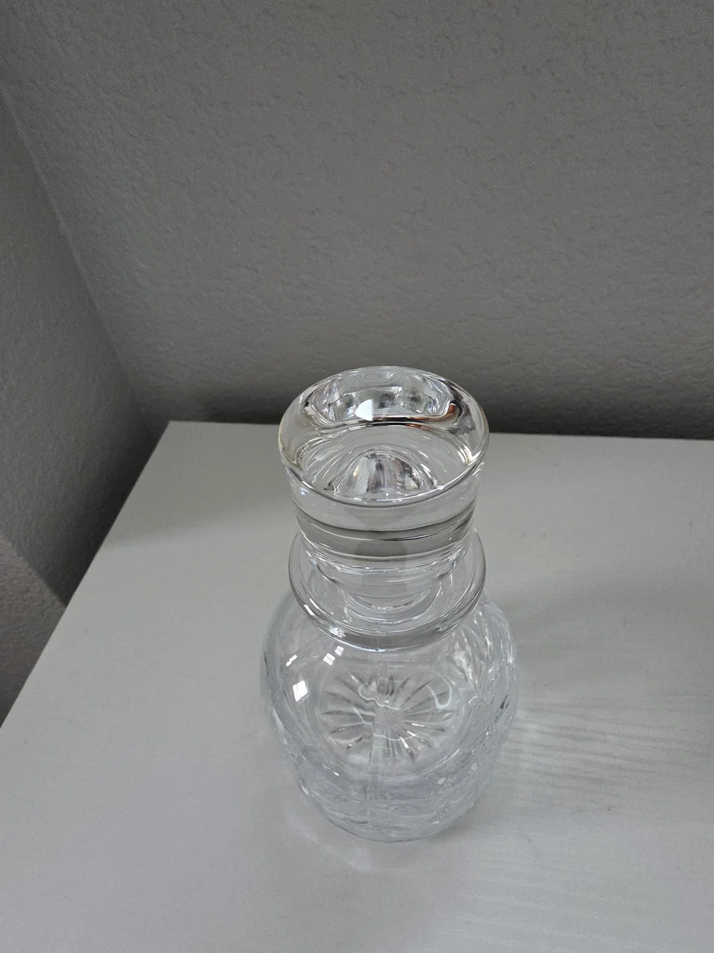Marquis By Waterford Markham Stackable Crystal Decanter with Stopper 8 In